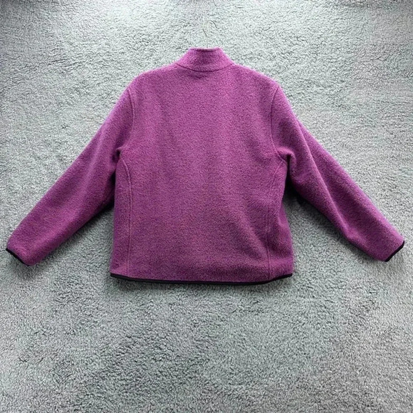 Woolrich Technowool 17076 Women's Wool Raspberry Full Zip Jacket Medium - Picture 7 of 12